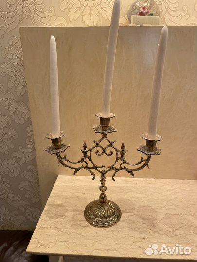 Подсвечник бронза