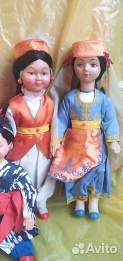 Куклы Дружба народов СССР 30 см экспортные
