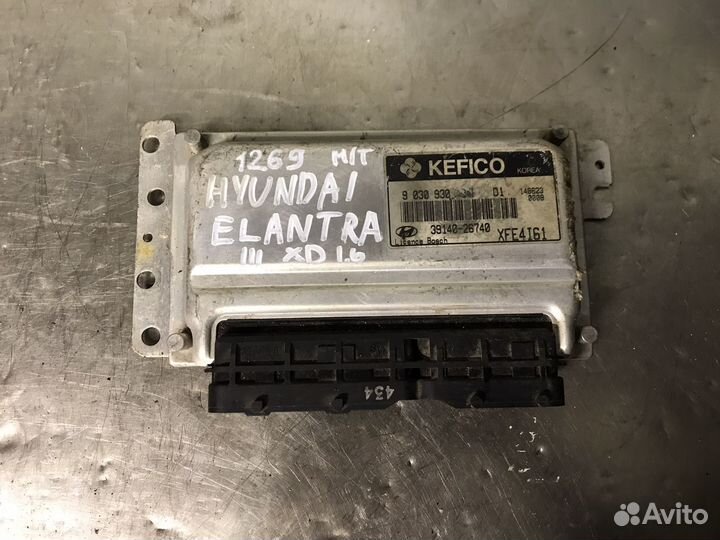 Эбу мозги Hyundai Elantra XD III 1.6 G4ED МКПП