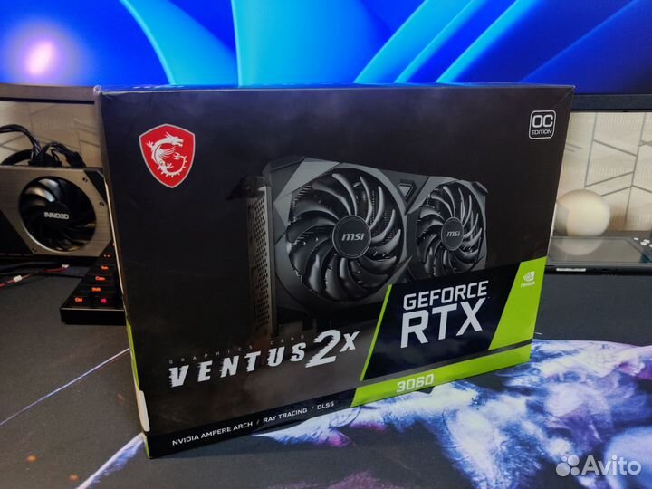MSI nvidia GeForce RTX 3060 ventus 2X OC