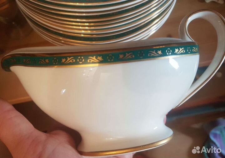 Фарфоровый столовый сервиз 6 персон Zepter Emerald