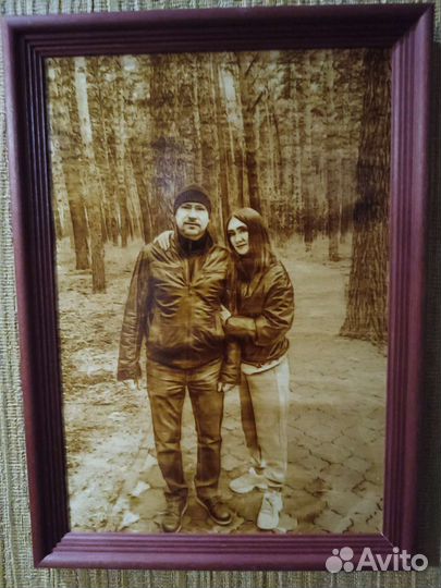 Выжигание портретов на дереве