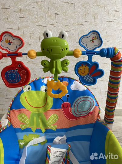 Шезлонг детский с вибрацией