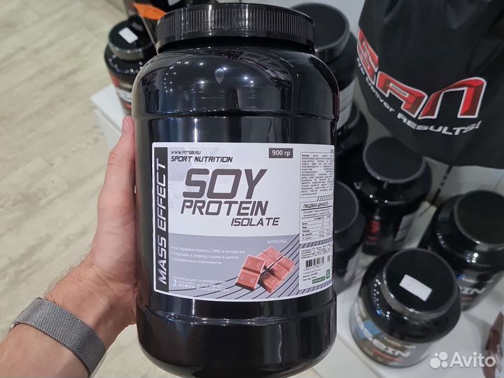 Soy protein Протеин 900гр Mаss Effect