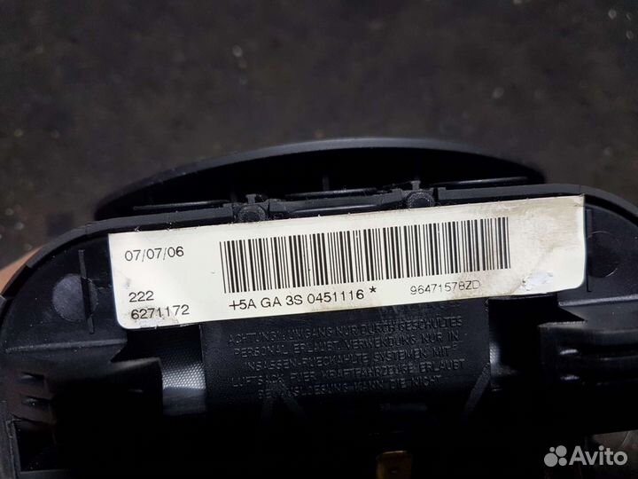 Подушка безопасности руля Citroen C4