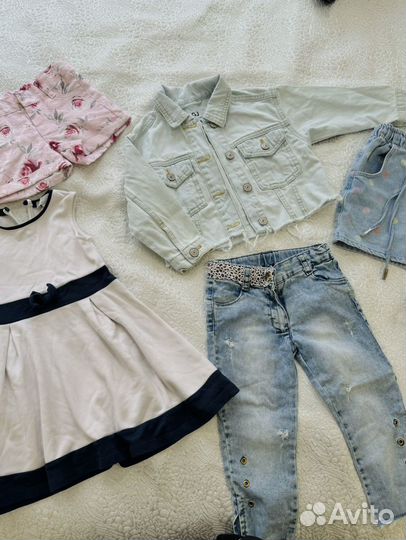 Вещи пакетом на девочку 92-98