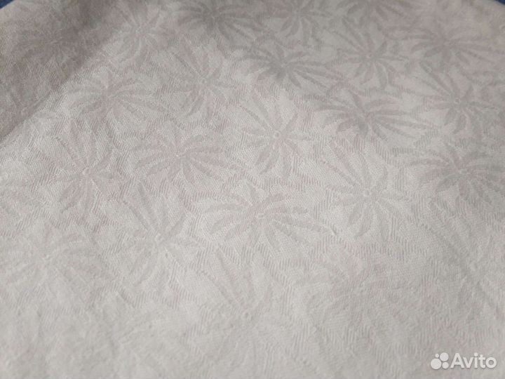 Советское постельное бельё жакард, хлопок, лён