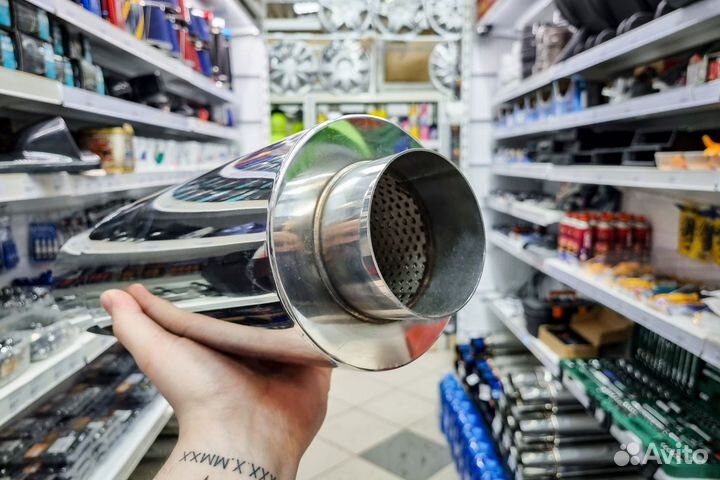 Глушитель прямоточный PWR-030, 76 - 110 мм