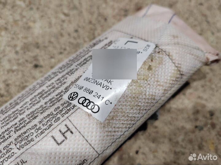 Подушка безопасности сиденья передняя левая