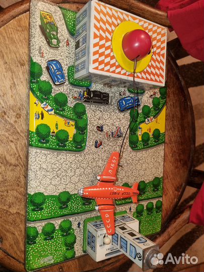 Заводная игрушка СССР Аэропорт