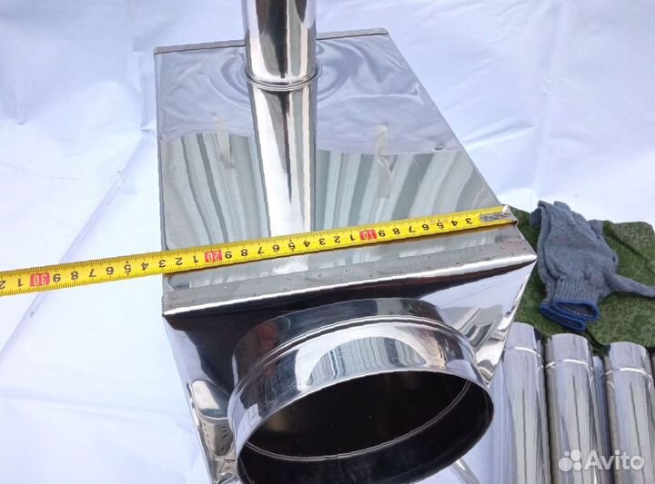 Печь туристическая Малая на 15 л. без экранов