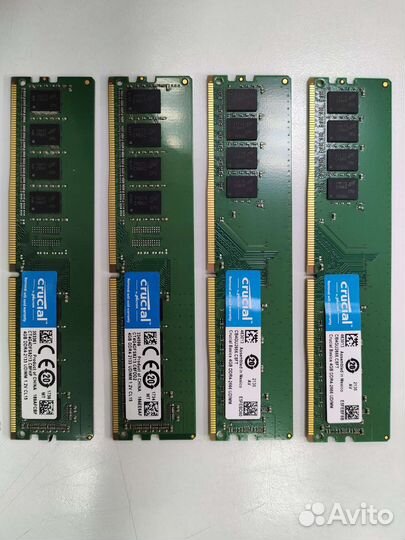 Оперативная память crucial ddr4 4 8 16 gb