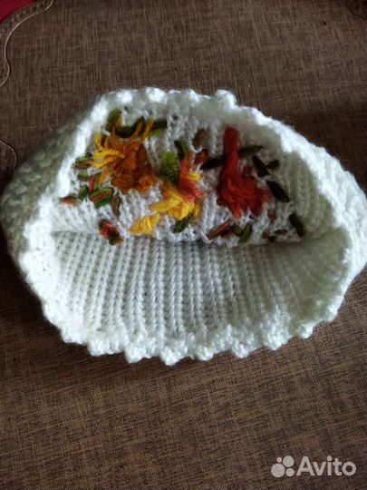 Шапка женская вязаная