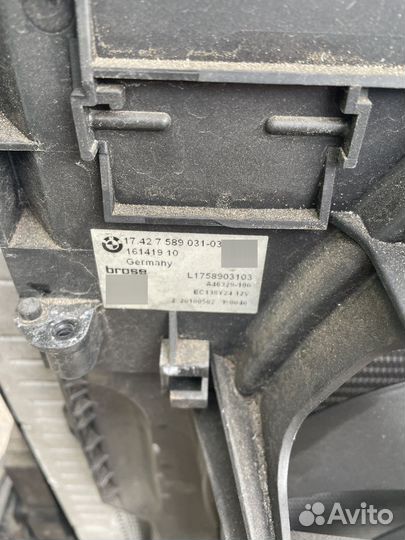 Кассета радиаторов bmw f10