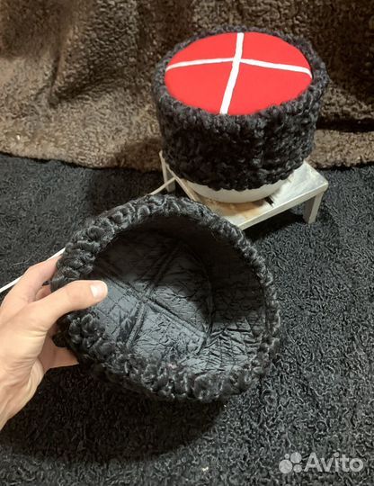 Кубанка из каракуля казачья шапка