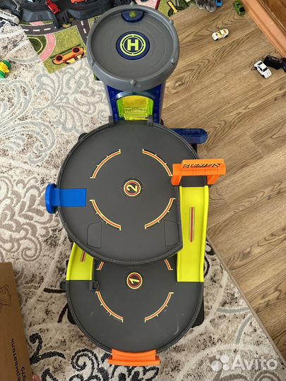 Гараж парковка для машинок детских трек elc