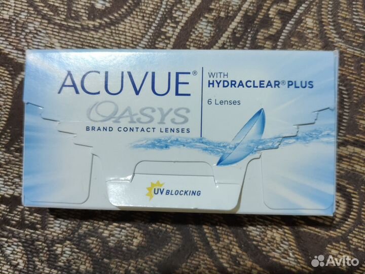 Линзы контактные acuvue oasys -4,75