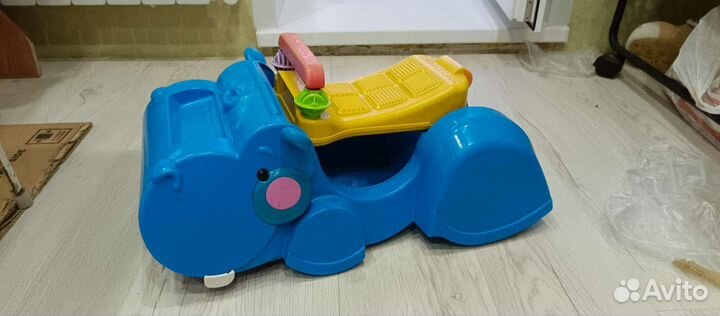 Игрушка бегемот машинка-каталка