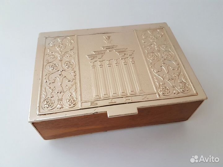 Коробка для папирос шкатулка СССР ВДНХ