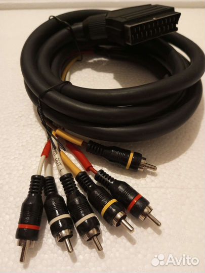 Аудио видео кабель Скарт - 6т