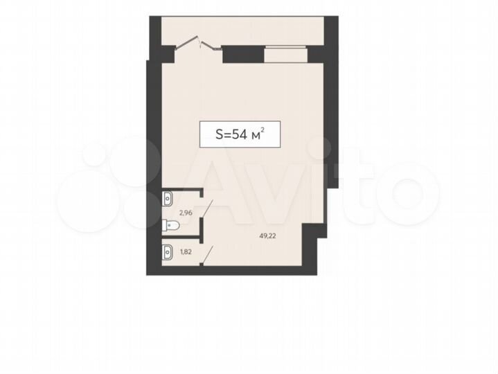 Продажа помещения в ЖК 8 Марта, 54 м²