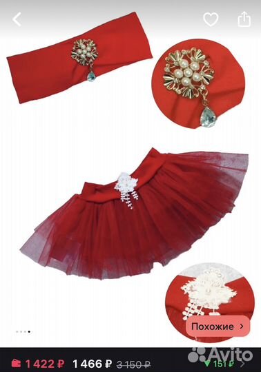 Новогодний костюм для девочки