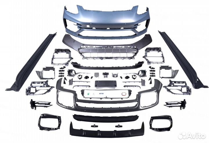 Рестайлинг обвес Panamera 971.1 в 971.2 перед зад