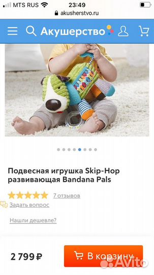 Развивающая игрушка Skip Hop