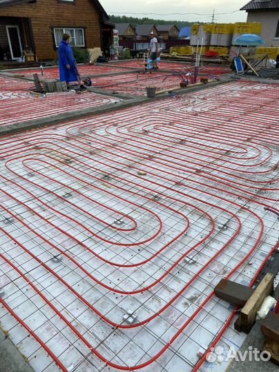 Теплый пол, водоснабжение