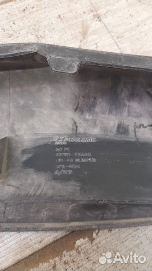 Губа переднего бампера Hyundai Elantra 6 С 2018 По