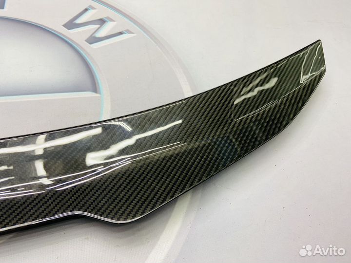 Спойлер audi A4 B8 рестайлинг PSM сухой carbon