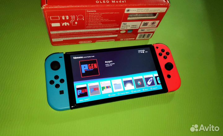 Nintendo switch oled прошит 192 gb
