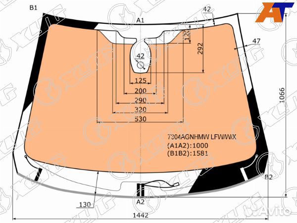 Стекло лобовое renault kaptur