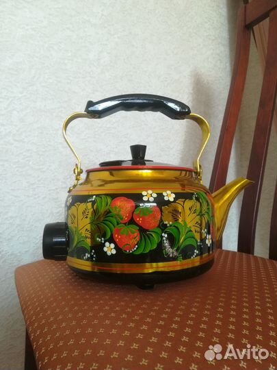 Чайник электрический новый расписной СССР