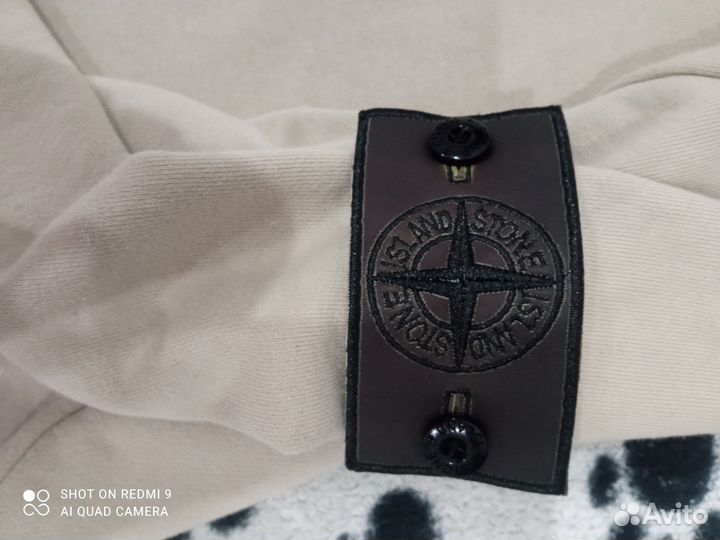 Stone island свитшот с термо патчем