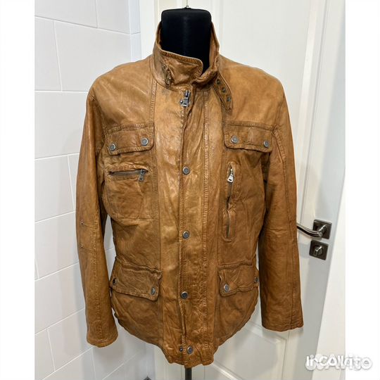 Мужская кожаная куртка Chevirex Germany