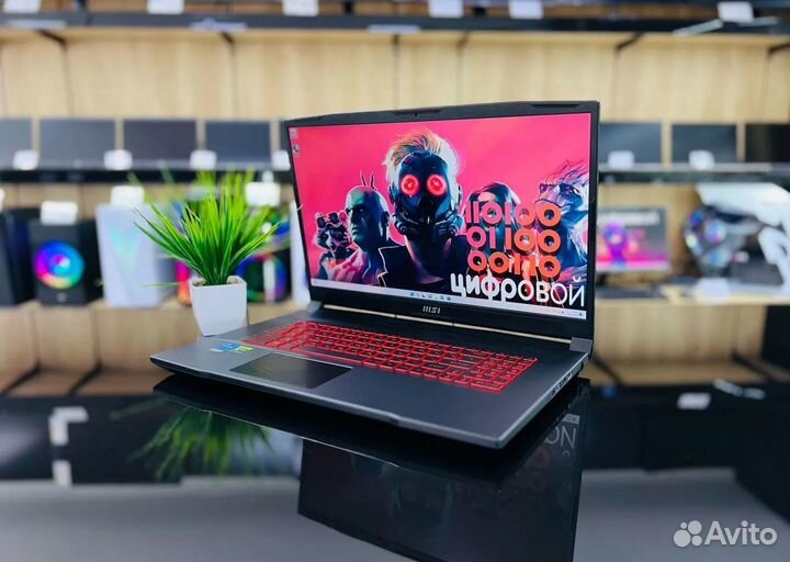 Игровой ноутбук MSI 17/Intel i5-11260H/RTX 2050