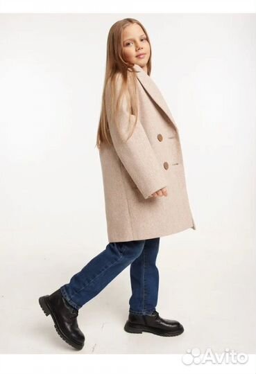 Пальто для девочки 158