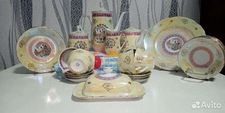 Кофейный сервиз,Гейша