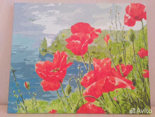 Картины по номерам раскрашенная