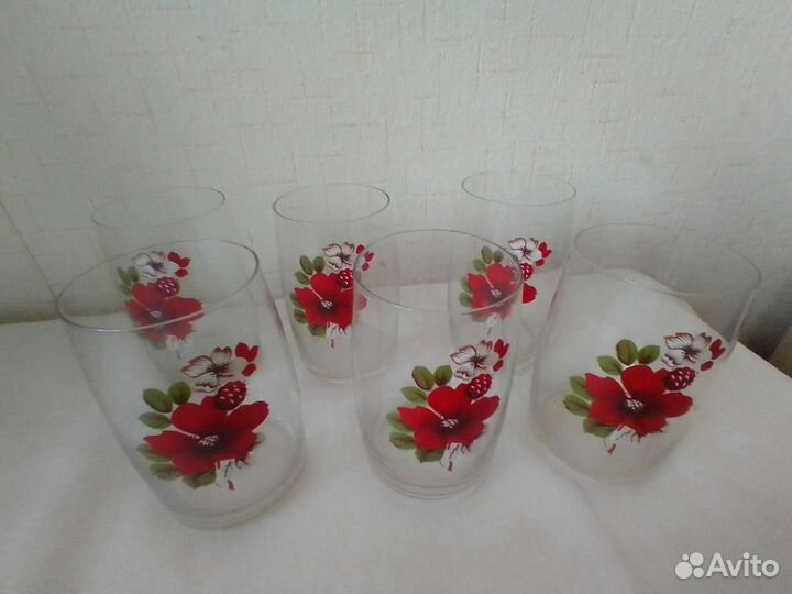 Новые стаканы Богемия чсср