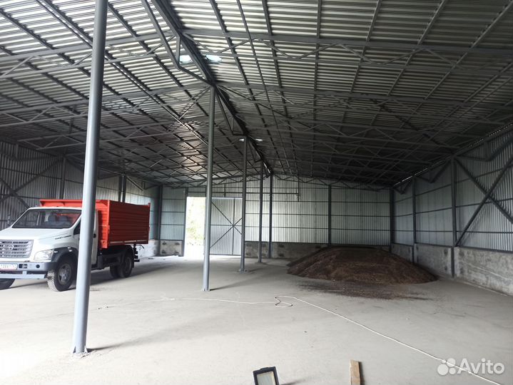 Ангар навес зернохранилище