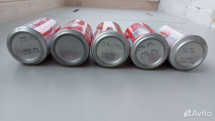 Банки - Coca Cola, Fanta, пиво, водка