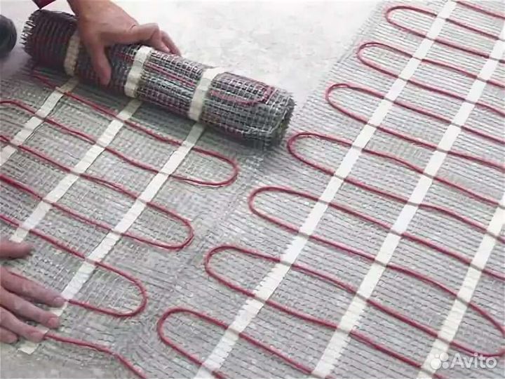 Теплый пол под плитку маты 150вт Россия