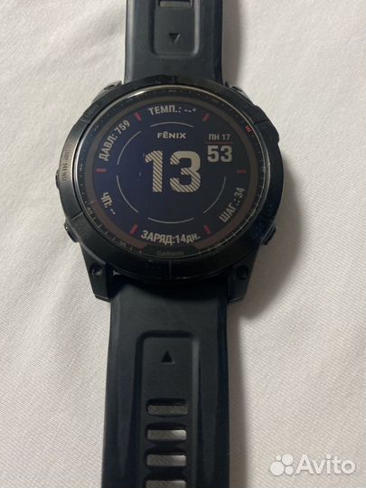 Часы Garmin fenix7X sapphire solar titanium