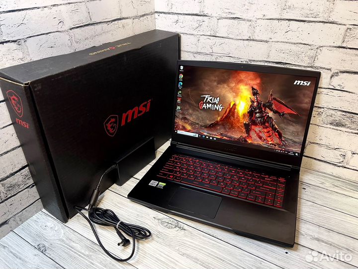 Игровой ноутбук MSI RTX3060/144гц/512/16