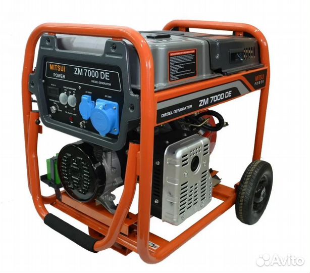 Дизельный генератор Mitsui Power ZM 7000 DE