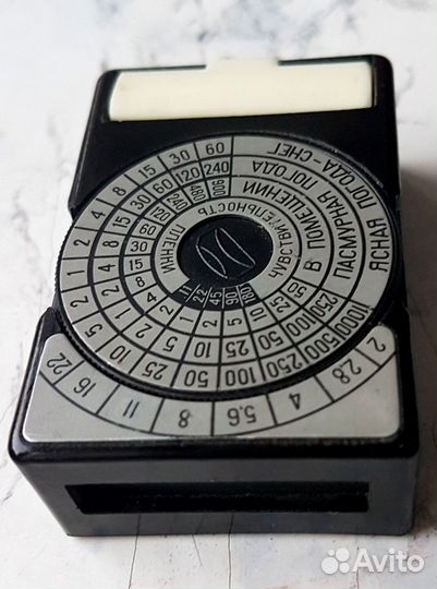 Экспонометр «оптэк», СССР 60-х