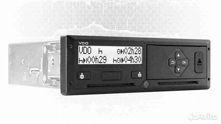 Тахограф Atol с чипом скзи.С установкой