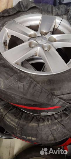 Штатные литые диски на Mitsubishi lancer X